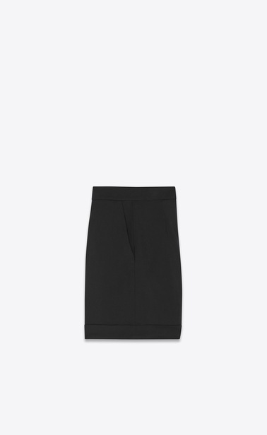 Bermudas in Saint Laurent gabardine